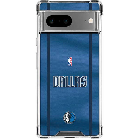 NBA Dallas Mavericks Jersey Google Pixel 8a Clear Case